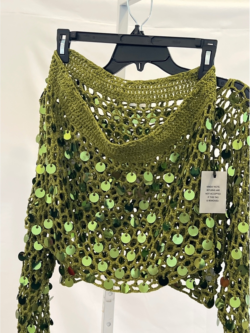 Superdown Coralie Skirt Set in Moss Green top and mini skirt - Picture 6 of 7